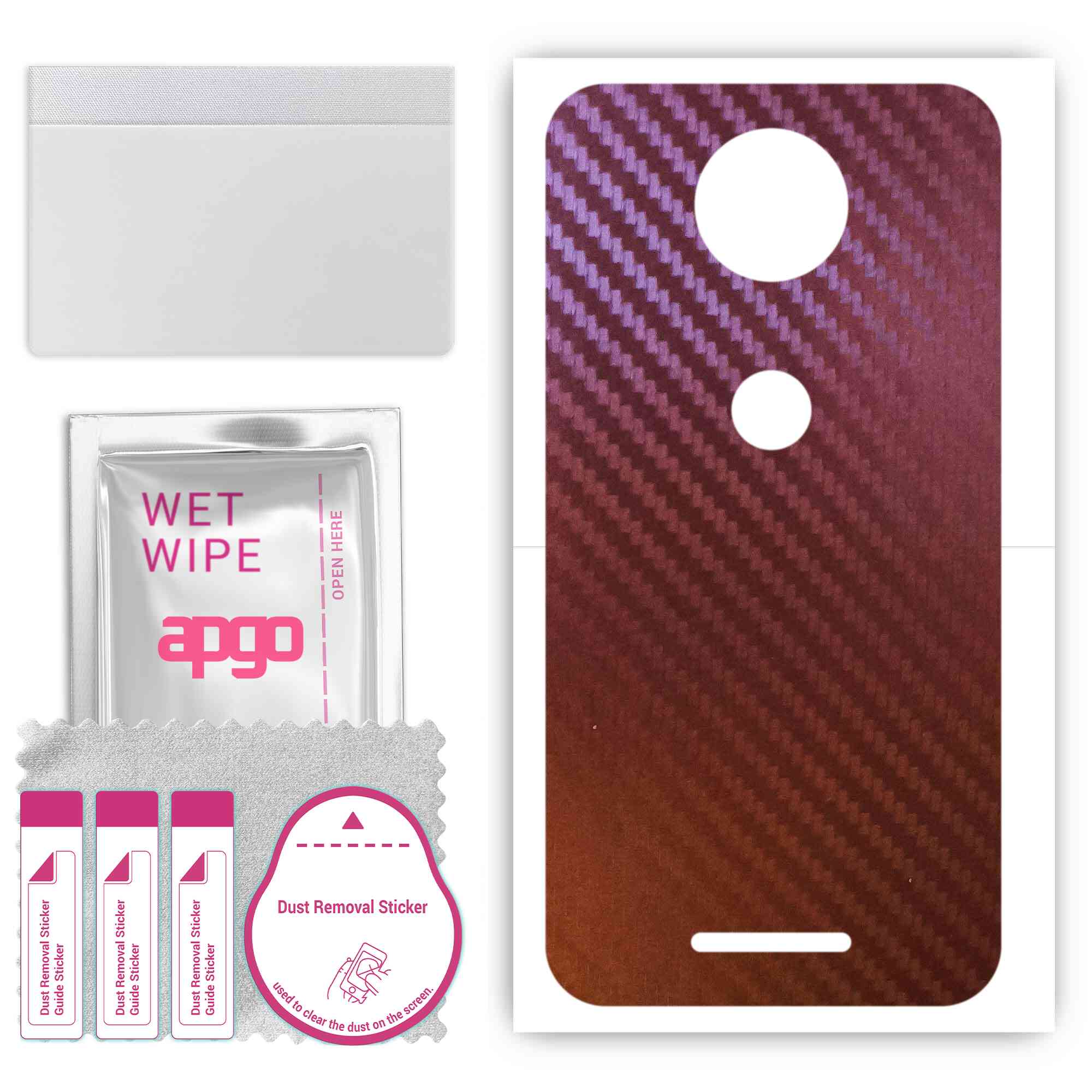 apgo skin sticker film foil vinyl for the BACK compatible with Motorola Moto C Plus, scratch-resistant, easy to install - Carbon Chameleon CAKA5
apgo skin sticker film foil vinyl for the BACK compatible with Motorola Moto C Plus, scratch-resistant, easy to install - Carbon Chameleon CAKA5