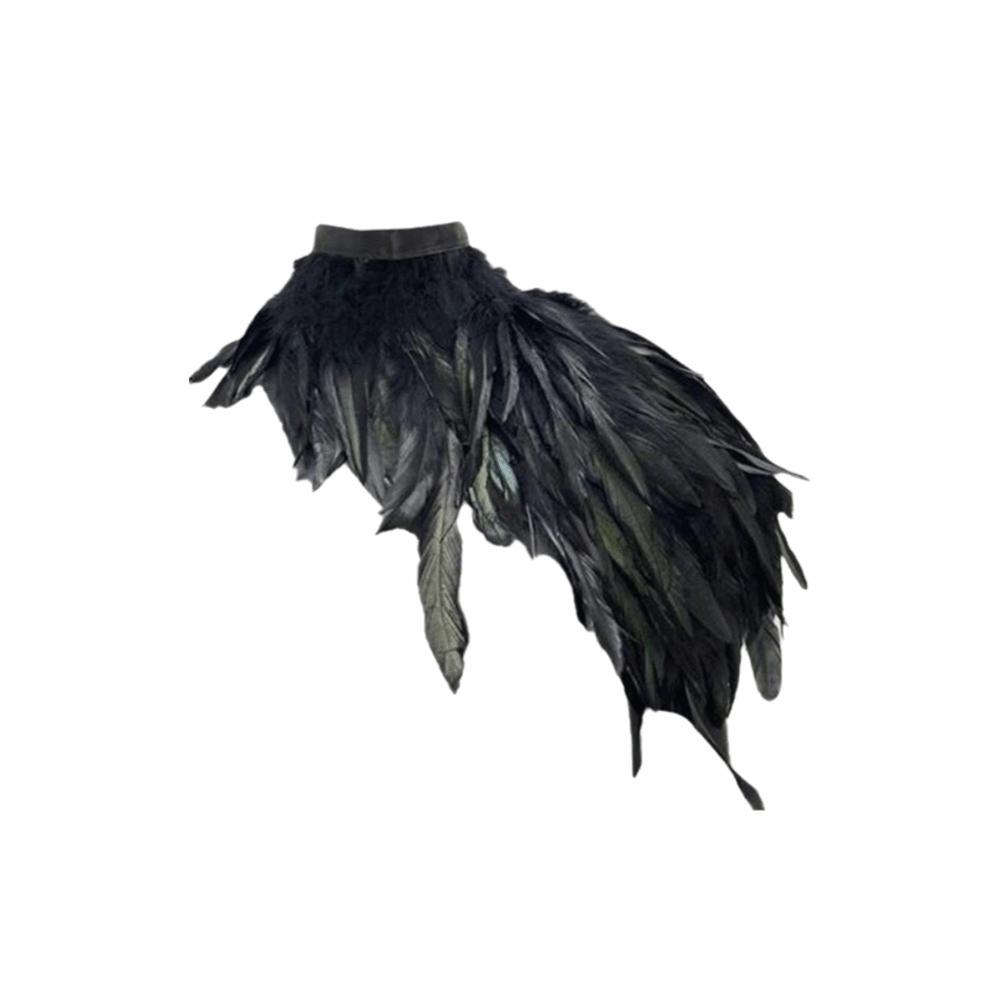 Creative Gothic Style Feather Shawl Party Wear Stage Performance Feather Scarf Gothic Shawl Wedding Party чёрный
Creative Gothic Style Feather Shawl Party Wear Stage Performance Feather Scarf Gothic Shawl Wedding Party чёрный