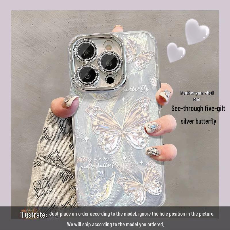 Feather Yarn Plus Butterfly Case for iPhone 16/15/14/13/12 Pro Max 13 Pro
Feather Yarn Plus Butterfly Case for iPhone 16/15/14/13/12 Pro Max 13 Pro