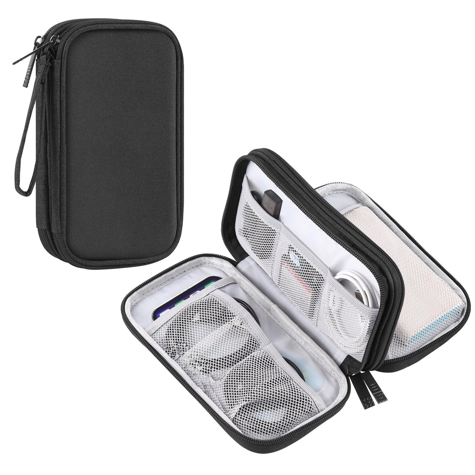 Oxford Fabric Double Layer Zipper Storage Bag Travel Organizer Electronic Accessories Case Portable Multi Compartment Storage Pouch чёрный
Oxford Fabric Double Layer Zipper Storage Bag Travel Organizer Electronic Accessories Case Portable Multi Compartment Storage Pouch чёрный