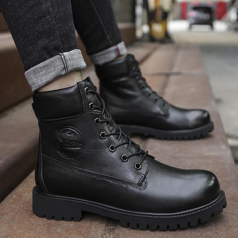 Men s cowhide boots high-top velvet thermal tooling Martin boots soft-faced cloth men s boots non-slip 35
Men s cowhide boots high-top velvet thermal tooling Martin boots soft-faced cloth men s boots non-slip 35