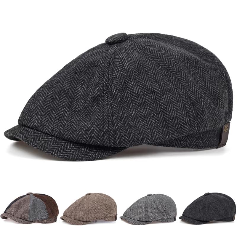 Men Herringbone Grid Newsboy Hat Autumn Winter Warm Diamond Check Retro Beret Hat Hip Hop Octagonal Caps хакі
Men Herringbone Grid Newsboy Hat Autumn Winter Warm Diamond Check Retro Beret Hat Hip Hop Octagonal Caps хакі