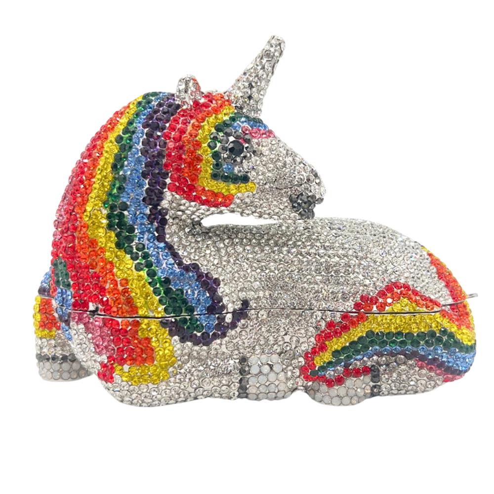 Champagne Unicorn Shape Formal Rhinestone Clutch Bag Women Crystal Evening Purses and Handbags Luxury Dinner Clutches Bags 18cmX14cmX7.5cm
Champagne Unicorn Shape Formal Rhinestone Clutch Bag Women Crystal Evening Purses and Handbags Luxury Dinner Clutches Bags 18cmX14cmX7.5cm