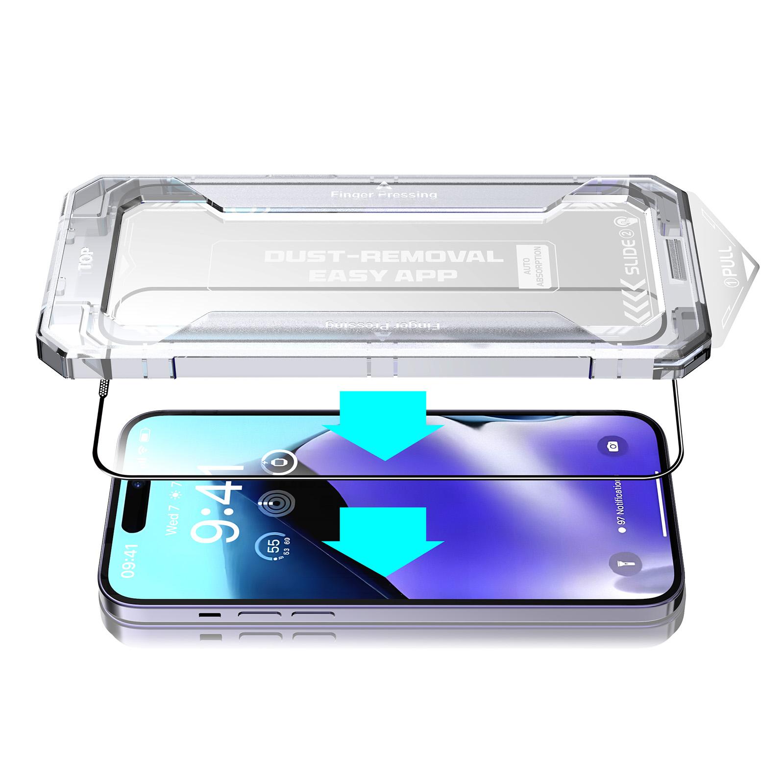 Для iPhone 15 Pro Max Безпилова установка Загартоване скло Плівка Шовкографія HD Прозора Захист на весь екран Type A
Для iPhone 15 Pro Max Безпилова установка Загартоване скло Плівка Шовкографія HD Прозора Захист на весь екран Type A