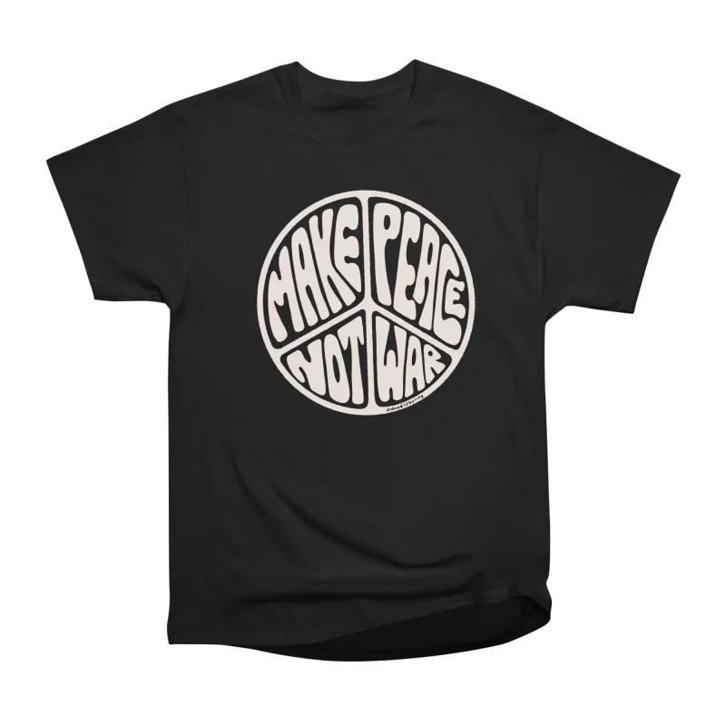 Men Casual Shirts Short Sleeves MAKE PEACE NOT WAR Tees Oversized T-shirts XXXL чорний
Men Casual Shirts Short Sleeves MAKE PEACE NOT WAR Tees Oversized T-shirts XXXL чорний