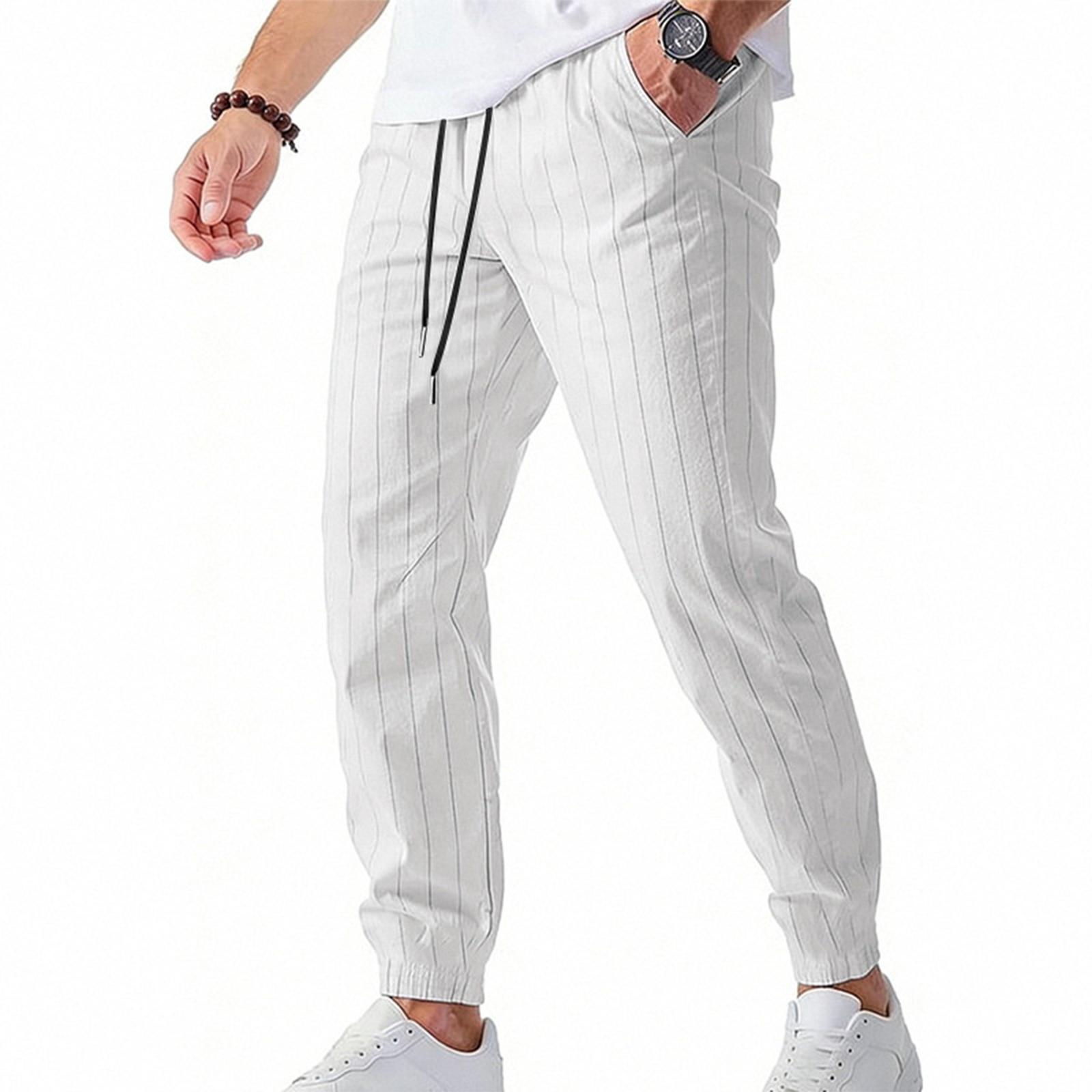Men s Linen Check Pants With Elasticized Cuffs XL білий
Men s Linen Check Pants With Elasticized Cuffs XL білий