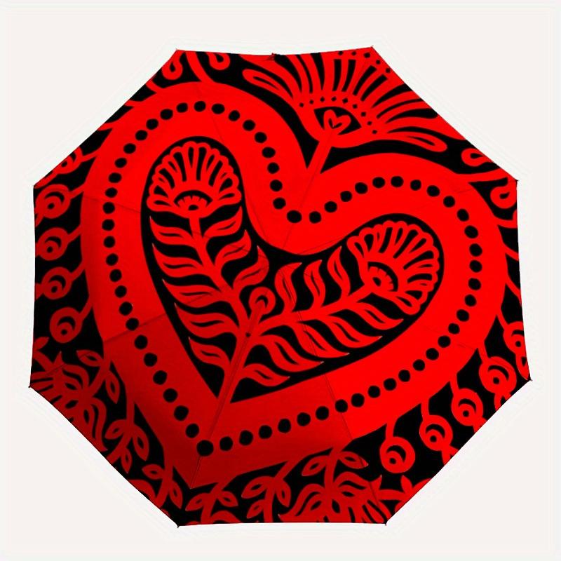 1pc Heart Pattern Automatic Open/close Folding Umbrella, Compact Portable Travel Umbrella,Cute Umbrella, Durable Construction yy250804112
1pc Heart Pattern Automatic Open/close Folding Umbrella, Compact Portable Travel Umbrella,Cute Umbrella, Durable Construction yy250804112