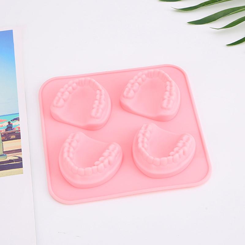 1Pc Ice Cream Mould Dentist Seniors Father 4 Holes Gag Gift Mold Funny Ice Tray DIY Denture Teeth Shaped Silicone
1Pc Ice Cream Mould Dentist Seniors Father 4 Holes Gag Gift Mold Funny Ice Tray DIY Denture Teeth Shaped Silicone