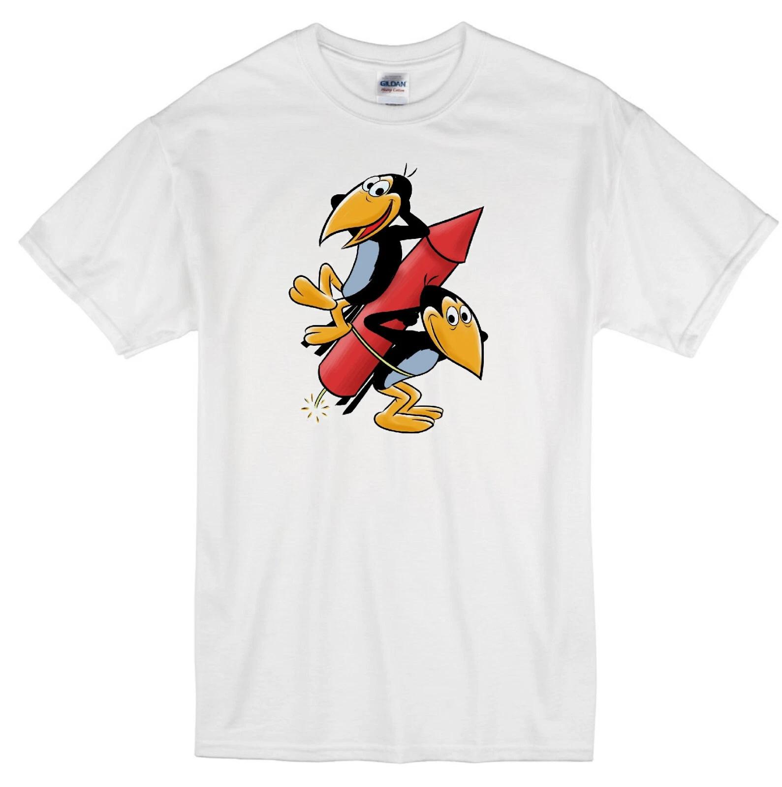 HECKLE AND JECKLE CARTOON MAGPIES COMEDY CROWS VINTAGE RETRO TV WHITE T-shirt L
HECKLE AND JECKLE CARTOON MAGPIES COMEDY CROWS VINTAGE RETRO TV WHITE T-shirt L