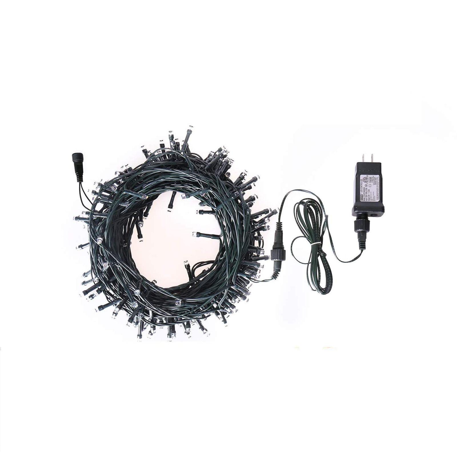 100 LED Christmas Lights Outdoor 10M Clear String Fairys Lights 8Function
100 LED Christmas Lights Outdoor 10M Clear String Fairys Lights 8Function