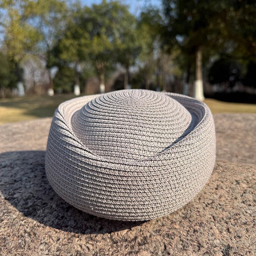 New Women Summer Straw Pillbox Hats For Wedding Party Cocktail Untrimmed Blocked Millinery Making Fashion Berets Beach Visor Hat 54-58cm сірий
New Women Summer Straw Pillbox Hats For Wedding Party Cocktail Untrimmed Blocked Millinery Making Fashion Berets Beach Visor Hat 54-58cm сірий