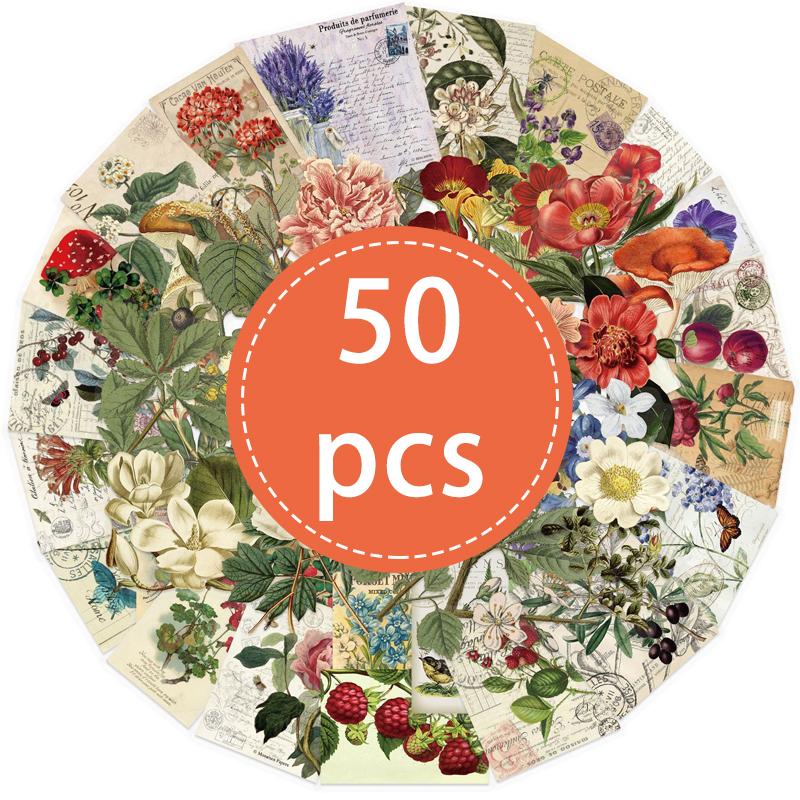 50PCS Transparent Flower Stickers Cute Vintage Transparent Floral Plant Decorative Decals for Scrapbook Laptops DIY Sticker Toy
50PCS Transparent Flower Stickers Cute Vintage Transparent Floral Plant Decorative Decals for Scrapbook Laptops DIY Sticker Toy