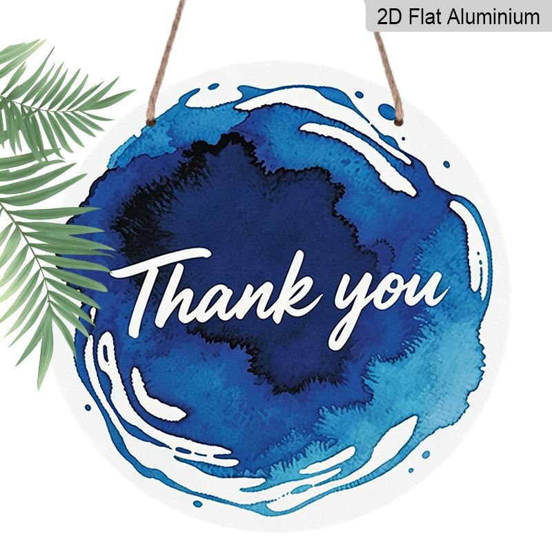 2D Flat Retro Aluminum Wall Stickers in Various Sizes, Featuring A Blue Watercolor Thank You Sign. This Abstract Art Style Is Perfect for Home 7.87×7.87inch
2D Flat Retro Aluminum Wall Stickers in Various Sizes, Featuring A Blue Watercolor Thank You Sign. This Abstract Art Style Is Perfect for Home 7.87×7.87inch