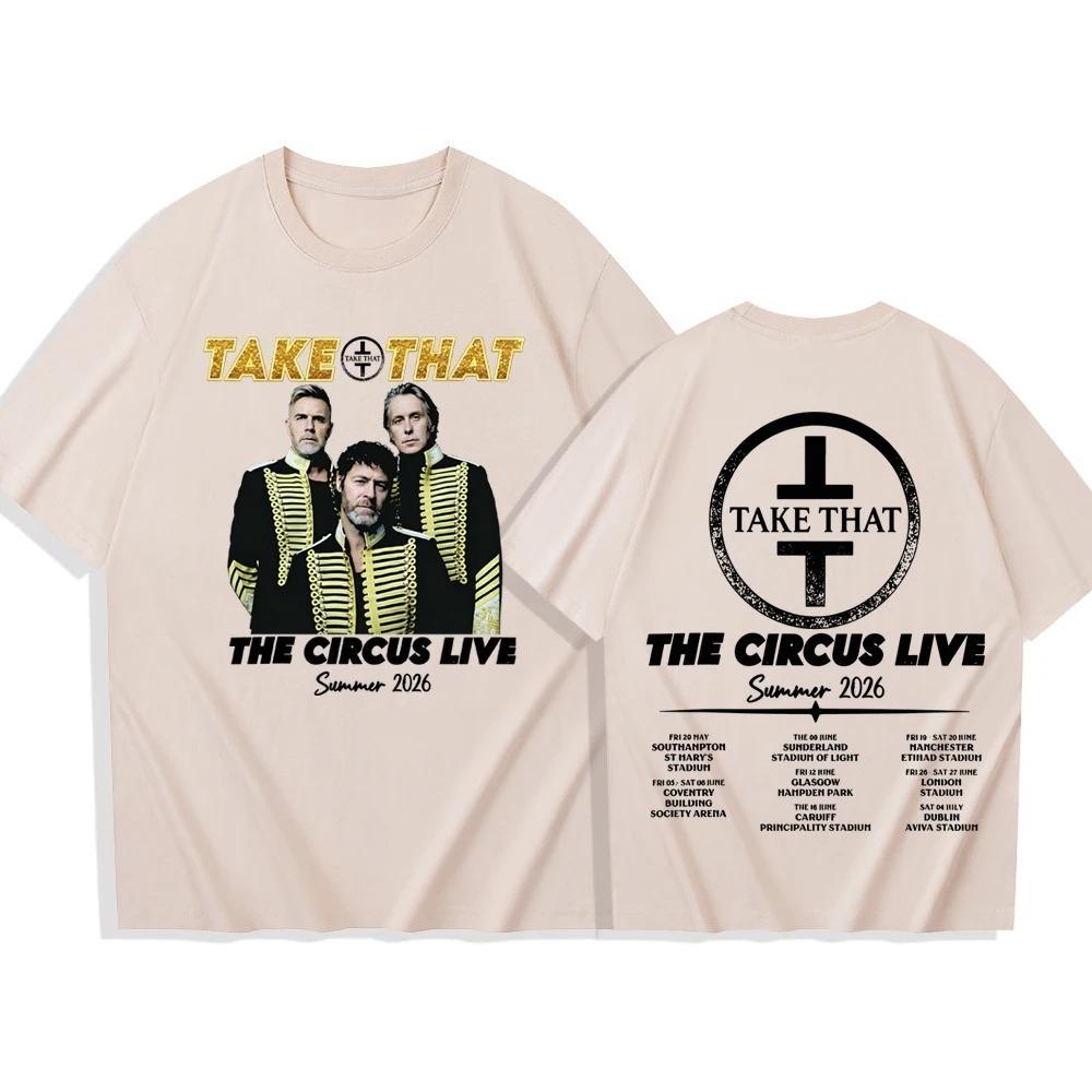Summer Fashion Trendy Tee Take-That The Circus Live Summer Tour 2026 T-shirt Man Woman Harajuku Short Sleeve O-neck Casual Shirt XXXL
Summer Fashion Trendy Tee Take-That The Circus Live Summer Tour 2026 T-shirt Man Woman Harajuku Short Sleeve O-neck Casual Shirt XXXL