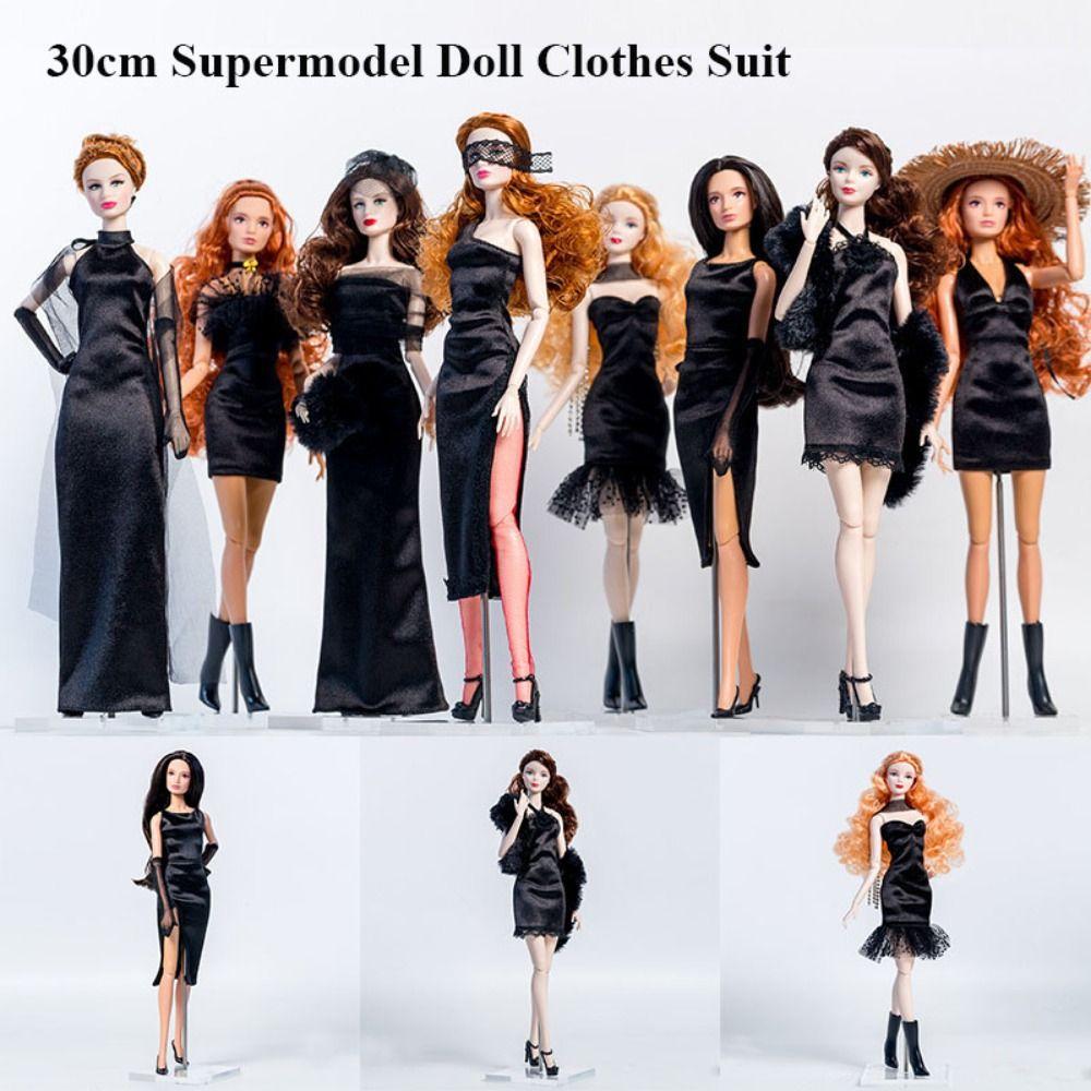 DIY Toy Elegant Black Dress European Doll Party Dresses For 30cm Doll/for 1/6 BJD Dolls 5
DIY Toy Elegant Black Dress European Doll Party Dresses For 30cm Doll/for 1/6 BJD Dolls 5