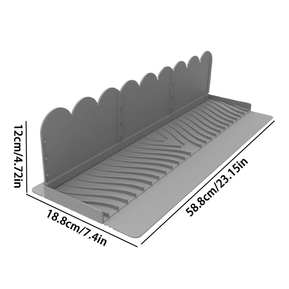 Splash Guard for Sink Silicone Suction Cup Sink Edge Water Guard for Home Hotel Restaurant Apartment Businesses Rental House сірий колір
Splash Guard for Sink Silicone Suction Cup Sink Edge Water Guard for Home Hotel Restaurant Apartment Businesses Rental House сірий колір