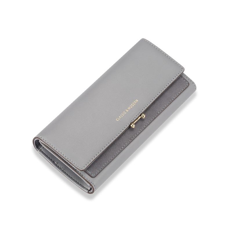 Классический европейский и американский ретро женский кошелек-клатч тройного сложения синий
Классический европейский и американский ретро женский кошелек-клатч тройного сложения синий