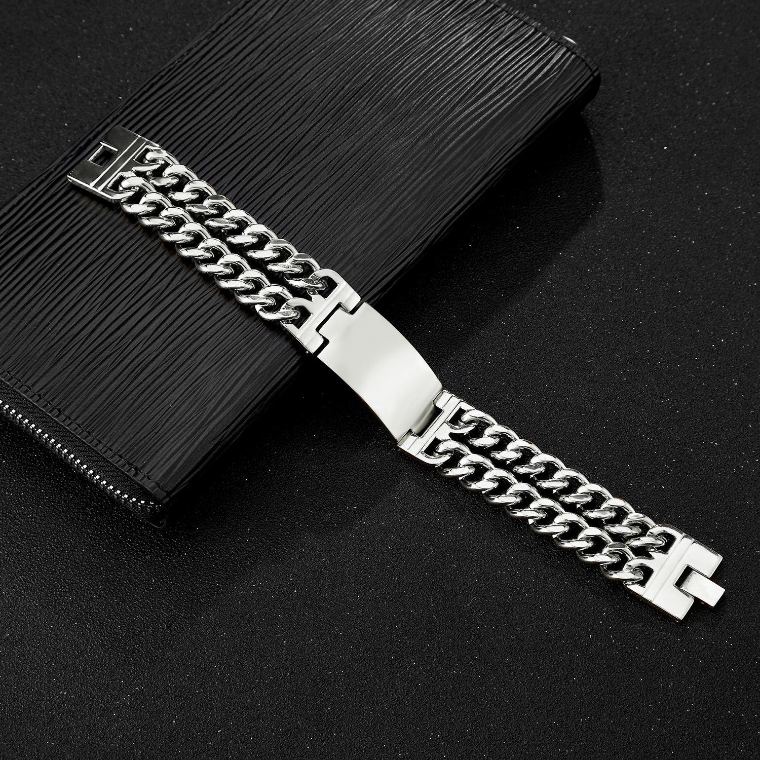 2025 Браслет мужской двухслойный с трендовым узором Великой китайской стены 22.5CM
2025 Браслет мужской двухслойный с трендовым узором Великой китайской стены 22.5CM