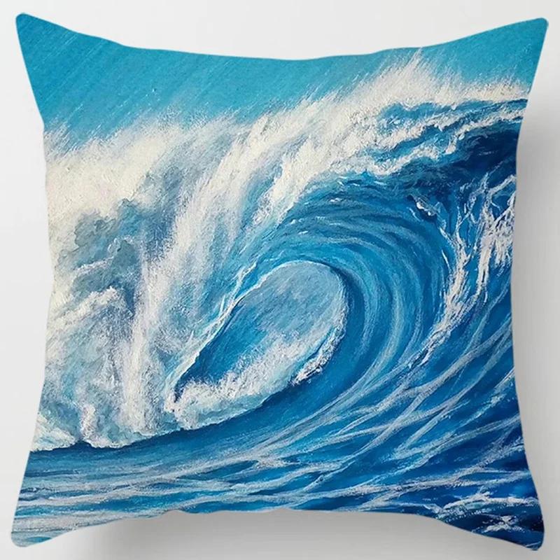 Blue Wave Pattern Cushion Cover for Home Living Room Sofa Office Decoration Throw Pillow 30x30cm чёрный
Blue Wave Pattern Cushion Cover for Home Living Room Sofa Office Decoration Throw Pillow 30x30cm чёрный