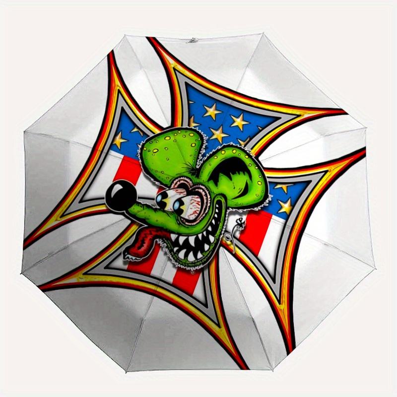 1pc Rat Fink Automatic Opening/closing Umbrella, Foldable Sunshade, Perfect Gift for Friends, Durable Plastic Handle yy250808087
1pc Rat Fink Automatic Opening/closing Umbrella, Foldable Sunshade, Perfect Gift for Friends, Durable Plastic Handle yy250808087