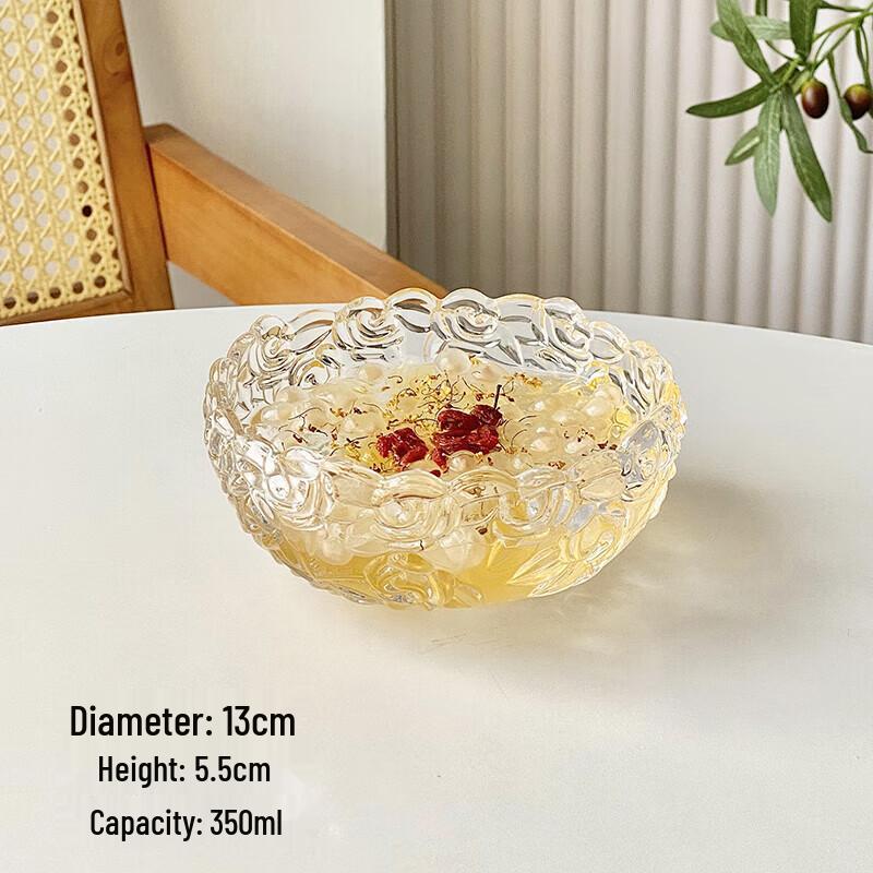 Wohe Glass Rose Dessert Bowl
Wohe Glass Rose Dessert Bowl