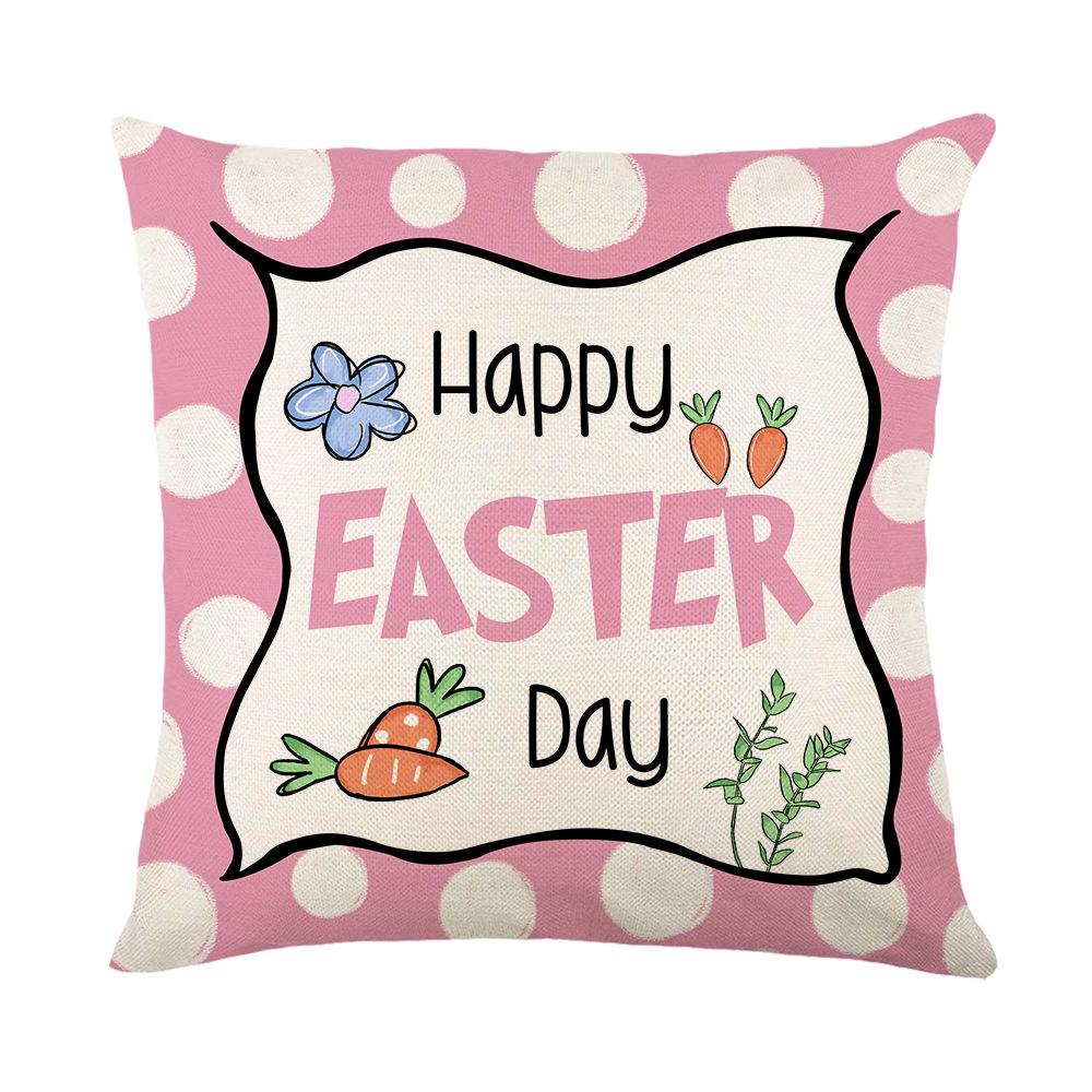 Pink Easter Stripe Printed Pillowcase Truck Easter Egg Linen Sand Release Art Pillowcase 45 * 45Cm without pillow core
Pink Easter Stripe Printed Pillowcase Truck Easter Egg Linen Sand Release Art Pillowcase 45 * 45Cm without pillow core