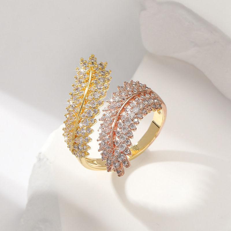 2025 New Wheat Ear Ring Zircon Full Diamond Opening Ring Colorfast Fashionable Luxury Versatile Finger Ring
2025 New Wheat Ear Ring Zircon Full Diamond Opening Ring Colorfast Fashionable Luxury Versatile Finger Ring