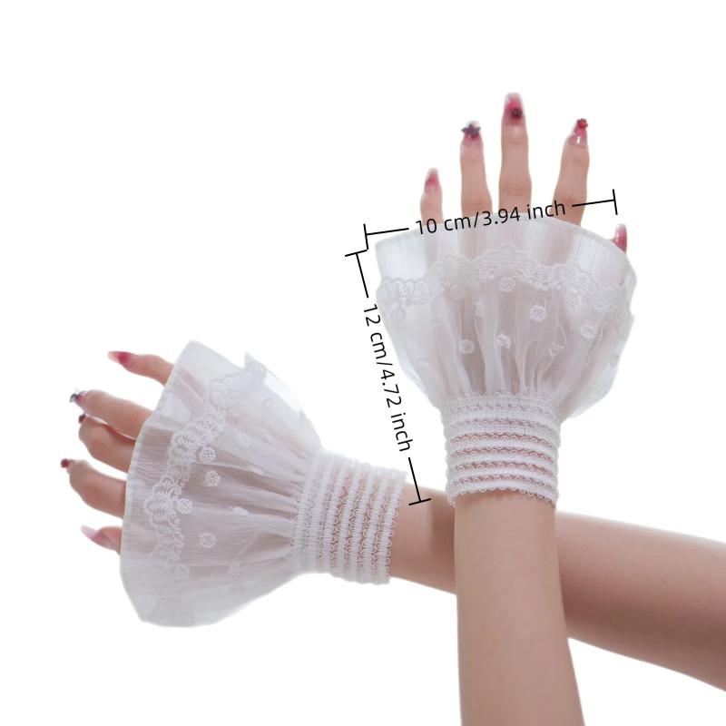 1Pair New Manicure Photo Lace Decorative Cuff Sleeve Nail Showing High Quality Sleeve DIY Shooting Background Prop Nail Tool
1Pair New Manicure Photo Lace Decorative Cuff Sleeve Nail Showing High Quality Sleeve DIY Shooting Background Prop Nail Tool