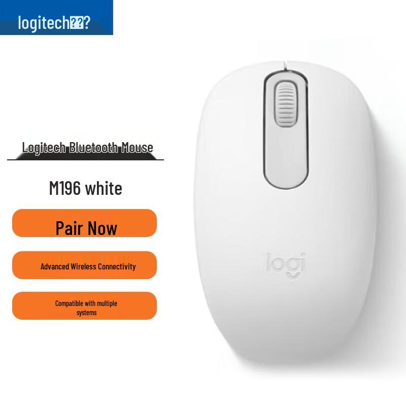 Logitech M196 Wireless Bluetooth Mouse
Logitech M196 Wireless Bluetooth Mouse