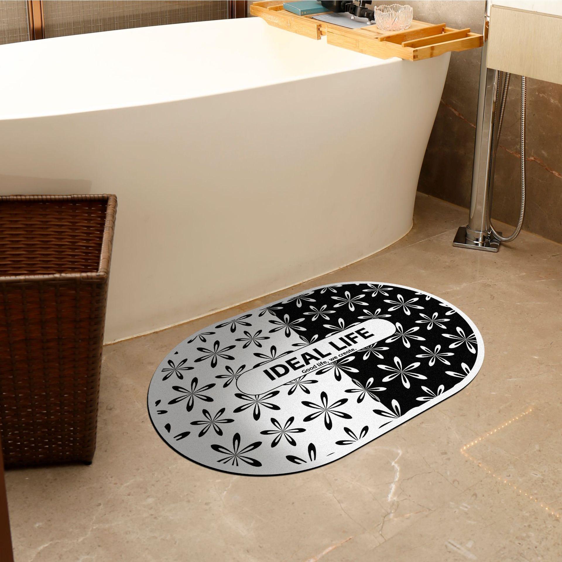 Bathroom Top Floor Cushion Diatom Mud Rug Toilet Door Moisture-wicking Mat Kitchen Bathroom Toilet Carpet Slip-resistant Quick Drying Mat 40 * 60cm
Bathroom Top Floor Cushion Diatom Mud Rug Toilet Door Moisture-wicking Mat Kitchen Bathroom Toilet Carpet Slip-resistant Quick Drying Mat 40 * 60cm