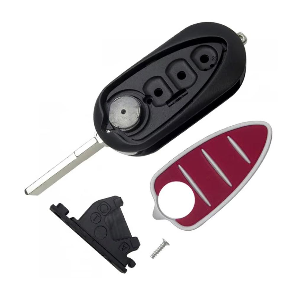3 Buttons Remote Car Key Shell Fob Uncut Blade Fit Folding Flip Car Key Case Cover for Alfa Romeo Mito Giulietta 159 GTA
3 Buttons Remote Car Key Shell Fob Uncut Blade Fit Folding Flip Car Key Case Cover for Alfa Romeo Mito Giulietta 159 GTA