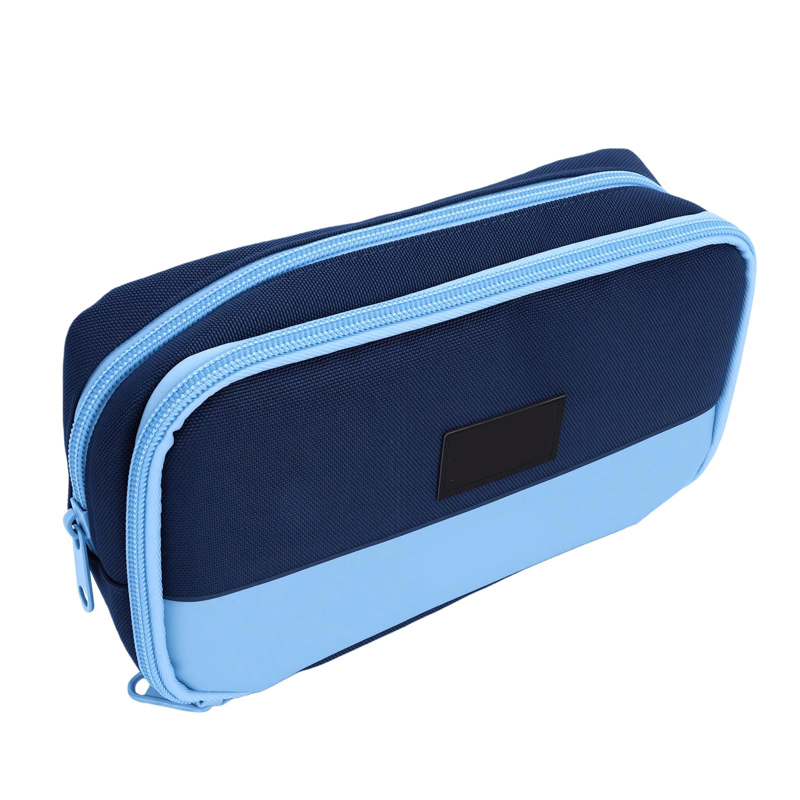 Pencil Case Large Capacity Double Zipper Magnetic Standing Pen Pouch for School Office Blue синий
Pencil Case Large Capacity Double Zipper Magnetic Standing Pen Pouch for School Office Blue синий