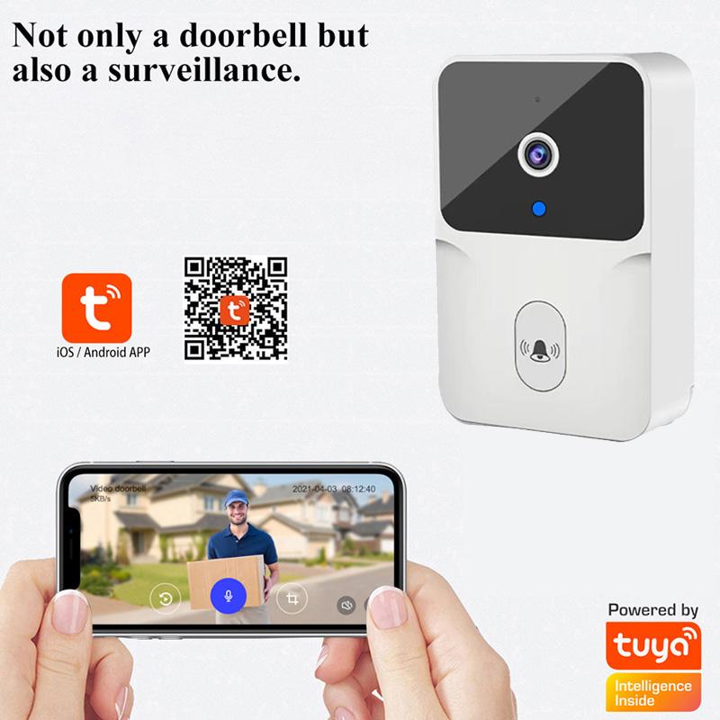 Tuya WiFi Видеодомофон Умный дом Беспроводная HD камера Обнаружение движения Беспроводной перезаряжаемый аккумулятор Уличный визуальный дверной звонок белый
Tuya WiFi Видеодомофон Умный дом Беспроводная HD камера Обнаружение движения Беспроводной перезаряжаемый аккумулятор Уличный визуальный дверной звонок белый