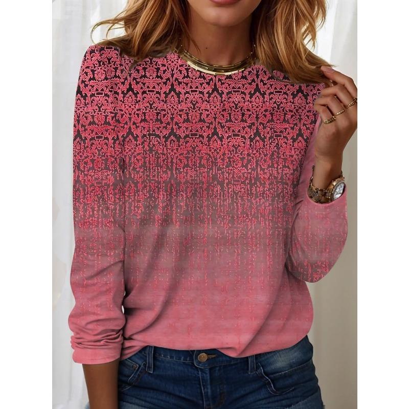 Women s T shirt Long Sleeve Crew Neck Long Sleeve Tunic Streetwear Casual Print Regular Tops 2XL
Women s T shirt Long Sleeve Crew Neck Long Sleeve Tunic Streetwear Casual Print Regular Tops 2XL