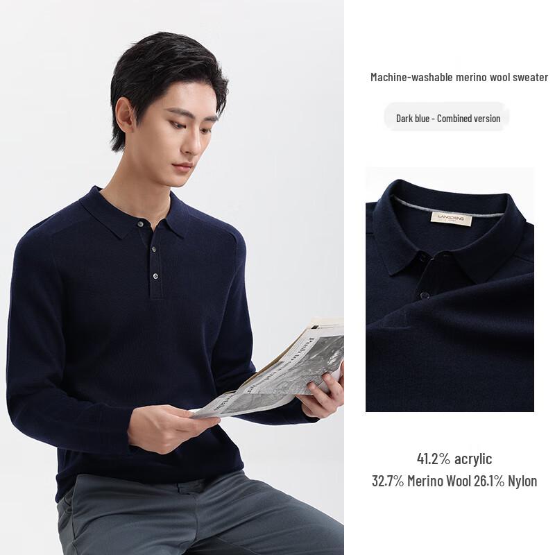 Langdeng Men s Polo Collar Knitted Sweater M (170/88A)
Langdeng Men s Polo Collar Knitted Sweater M (170/88A)