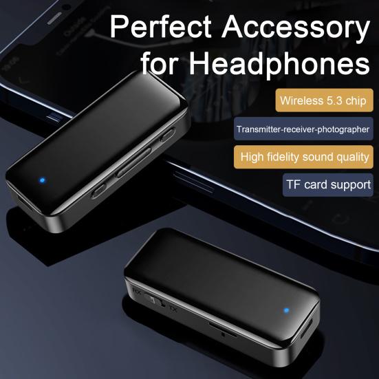Bluetooth-совместимый приемник 5,3, передатчик, стабильный сигнал, диапазон 10 м, легкий дизайн, аудиопередатчик для динамиков телевизора
Bluetooth-совместимый приемник 5,3, передатчик, стабильный сигнал, диапазон 10 м, легкий дизайн, аудиопередатчик для динамиков телевизора