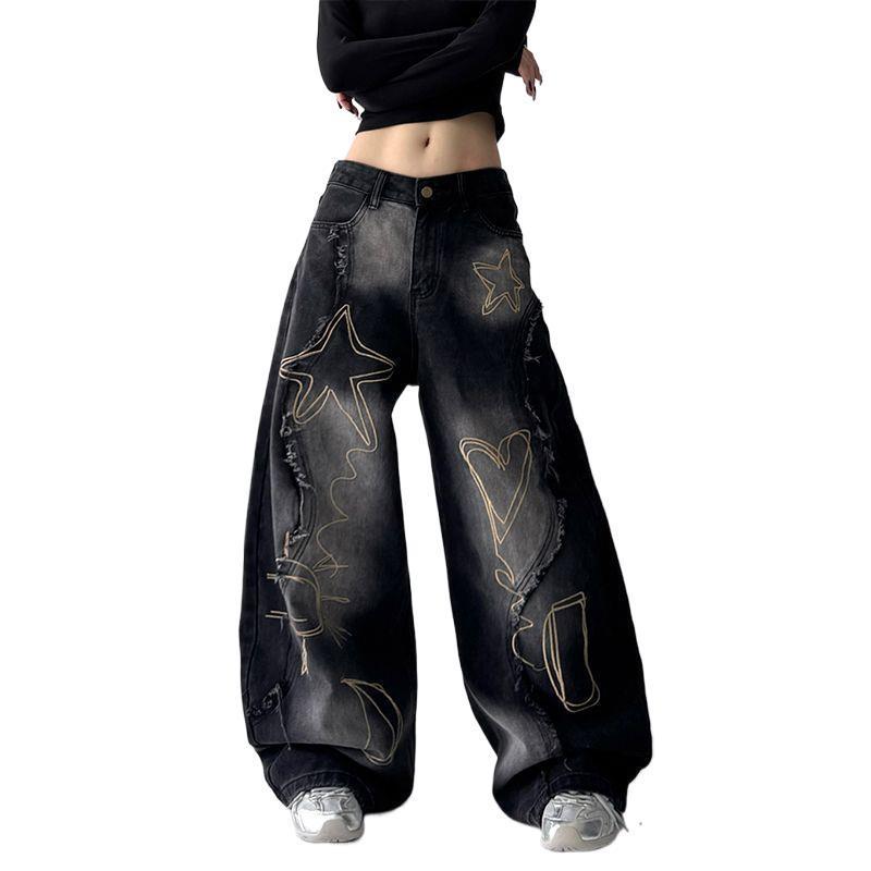Autumn 2025 Curved Knife Hip Hop Wide-Leg Jeans for Women Small чорний
Autumn 2025 Curved Knife Hip Hop Wide-Leg Jeans for Women Small чорний