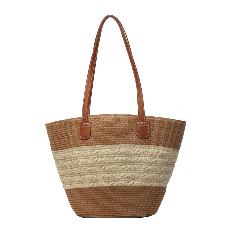 Соломенная сумка-тоут, женская сумка большой вместимости, пляжная сумка, сумка через плечо Beige
Соломенная сумка-тоут, женская сумка большой вместимости, пляжная сумка, сумка через плечо Beige