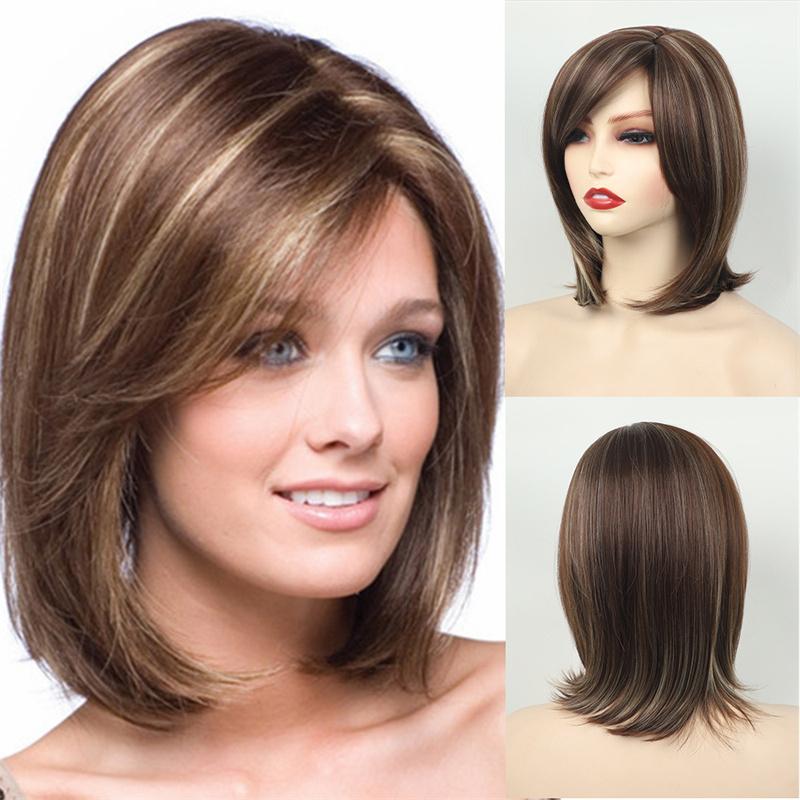 Synthetic Long Straight Hair Wigs for Women Nice Looking Daily Cosplay Halloween Party Use Natural Brown Highlights Wig коричневий
Synthetic Long Straight Hair Wigs for Women Nice Looking Daily Cosplay Halloween Party Use Natural Brown Highlights Wig коричневий