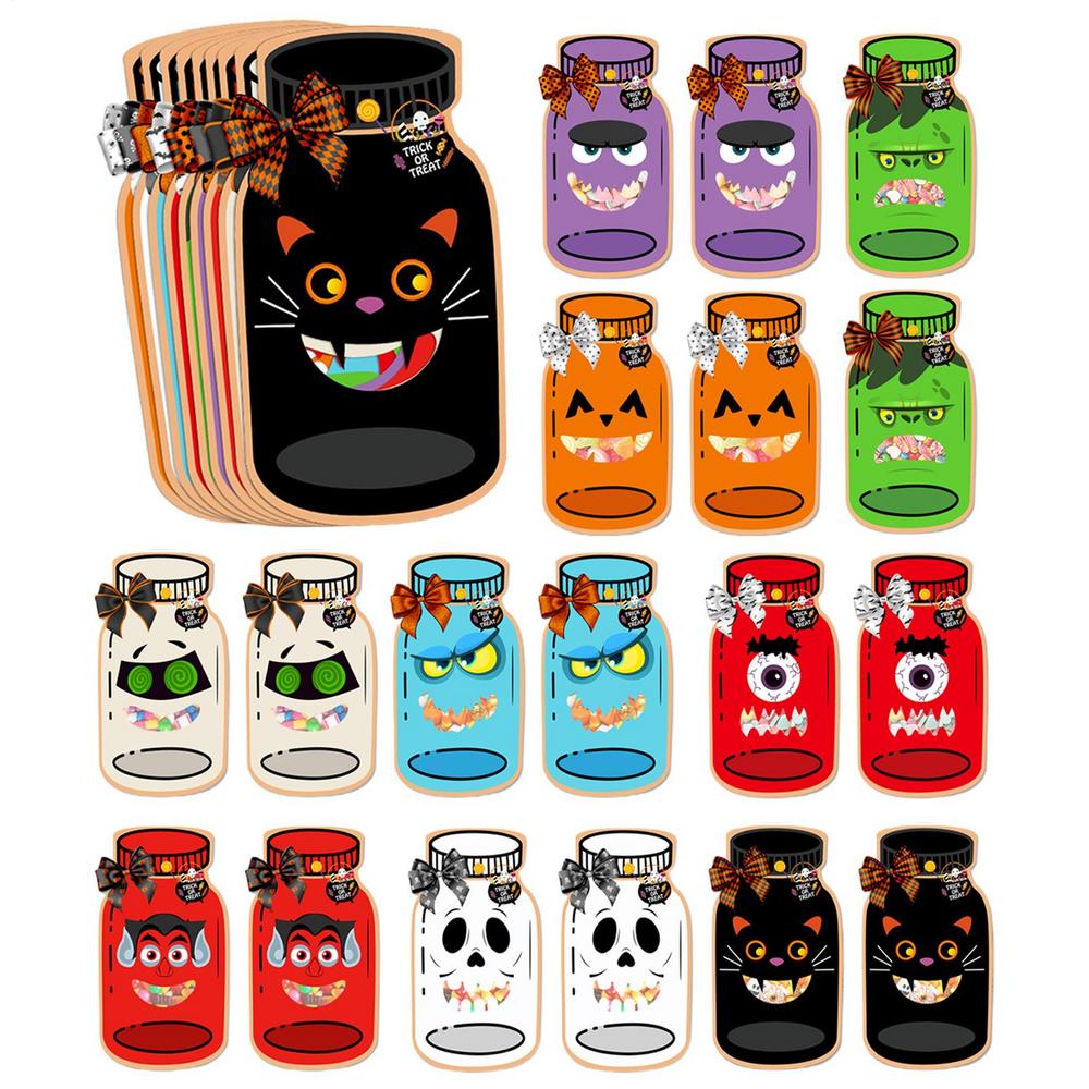Halloween Goodie Bags Jar-Shaped Cards Halloween Goodie Bags Festive Organizer Hands-On Projects for School Gathering Home Other
Halloween Goodie Bags Jar-Shaped Cards Halloween Goodie Bags Festive Organizer Hands-On Projects for School Gathering Home Other