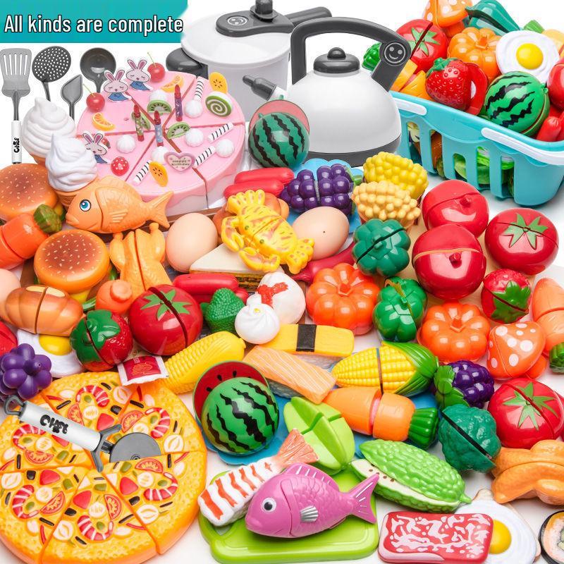 Kids Pretend Play Kitchen Set: Fruit, Vegetables, Pizza, Cake Cutting Toy Standard
Kids Pretend Play Kitchen Set: Fruit, Vegetables, Pizza, Cake Cutting Toy Standard