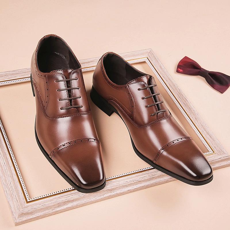 New Leather British Dress Leather Shoes Men s Engraved Brock Gentlemen s Shoes Wedding 39
New Leather British Dress Leather Shoes Men s Engraved Brock Gentlemen s Shoes Wedding 39