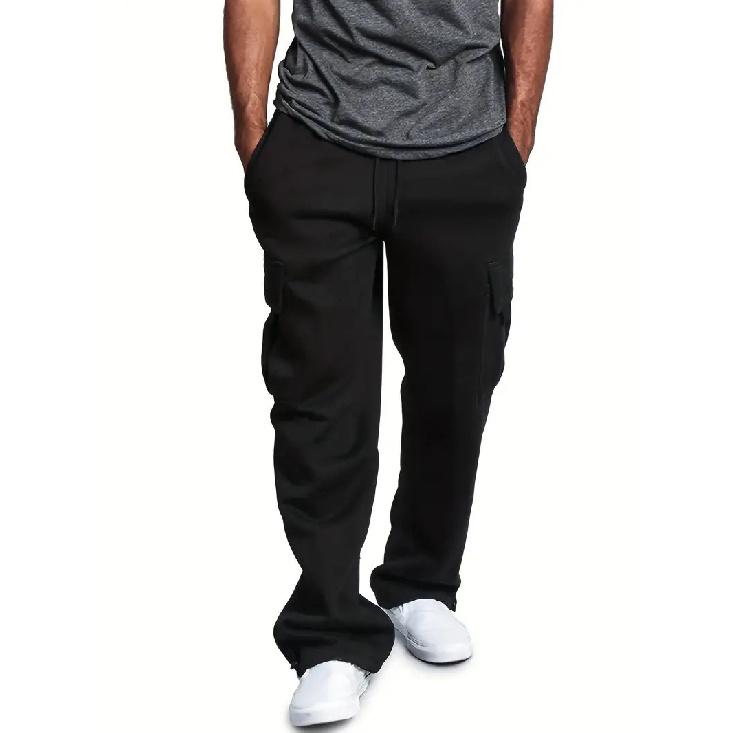 Spring new men s casual pants with multi-pocket design, niche loose-fitting workwear long trousers S чёрный
Spring new men s casual pants with multi-pocket design, niche loose-fitting workwear long trousers S чёрный