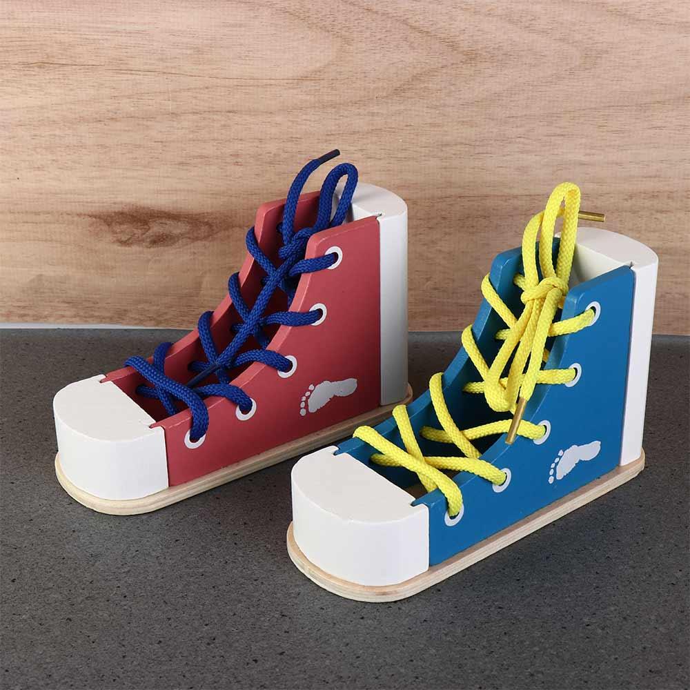 Tie Shoes Montessori Tie-Up Shoe Puzzle Toy Wearing Shoes with Shoelaces Toy Kids Gift рожевий
Tie Shoes Montessori Tie-Up Shoe Puzzle Toy Wearing Shoes with Shoelaces Toy Kids Gift рожевий