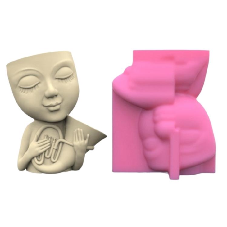 Casting Mold Doll with Horn Shape DIY Vase Moulds for Vases Pen Holder Crafts 1
Casting Mold Doll with Horn Shape DIY Vase Moulds for Vases Pen Holder Crafts 1