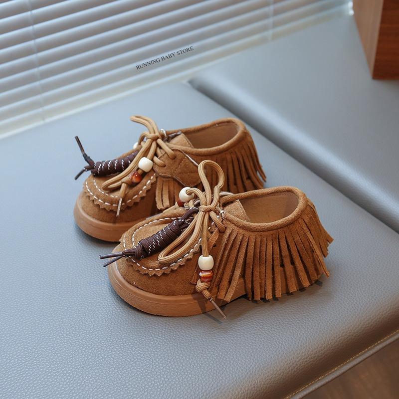 Retro Gir ls Tassel Suede Leather Shoes Spring Autumn New British Soft-soled Knot Beads Shoes Slip on Footwear I09265 34 хакі
Retro Gir ls Tassel Suede Leather Shoes Spring Autumn New British Soft-soled Knot Beads Shoes Slip on Footwear I09265 34 хакі
