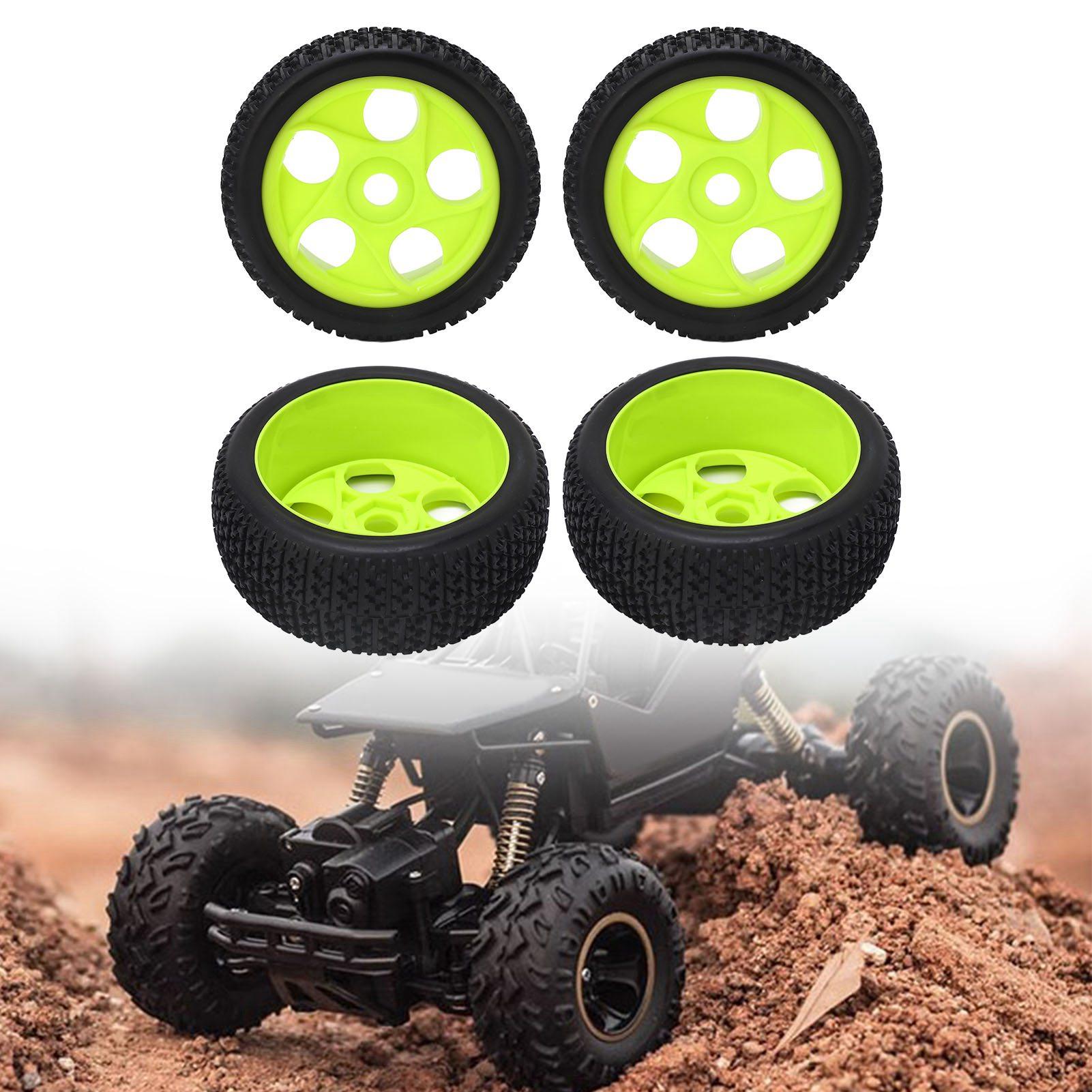 4Pcs RC Tires 5 Holes 17mm Hex Diameter Sturdy Green RC Wheel Rims Tires For Traxxas 1/8 RC Car
4Pcs RC Tires 5 Holes 17mm Hex Diameter Sturdy Green RC Wheel Rims Tires For Traxxas 1/8 RC Car