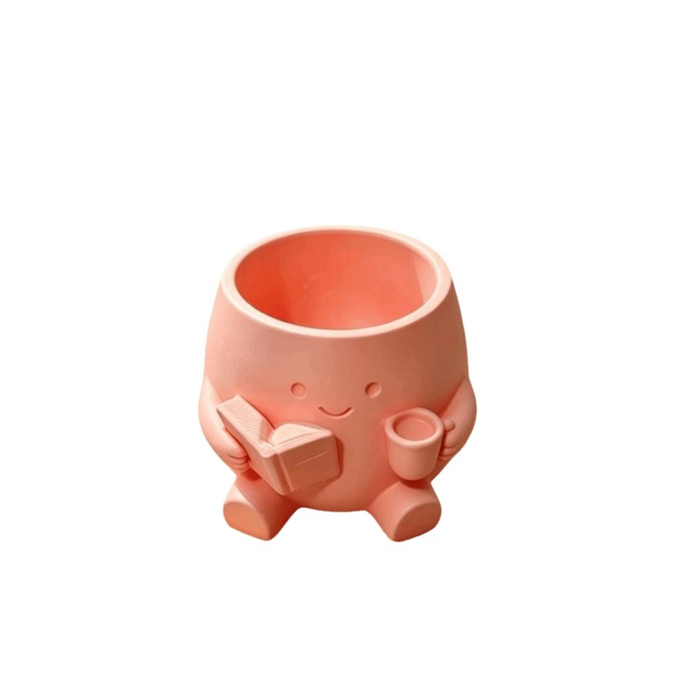 Stylish Design Head Planter Mini Size Desktop Decoration Landscape Plant Pot Home Decor Reader Pink
Stylish Design Head Planter Mini Size Desktop Decoration Landscape Plant Pot Home Decor Reader Pink