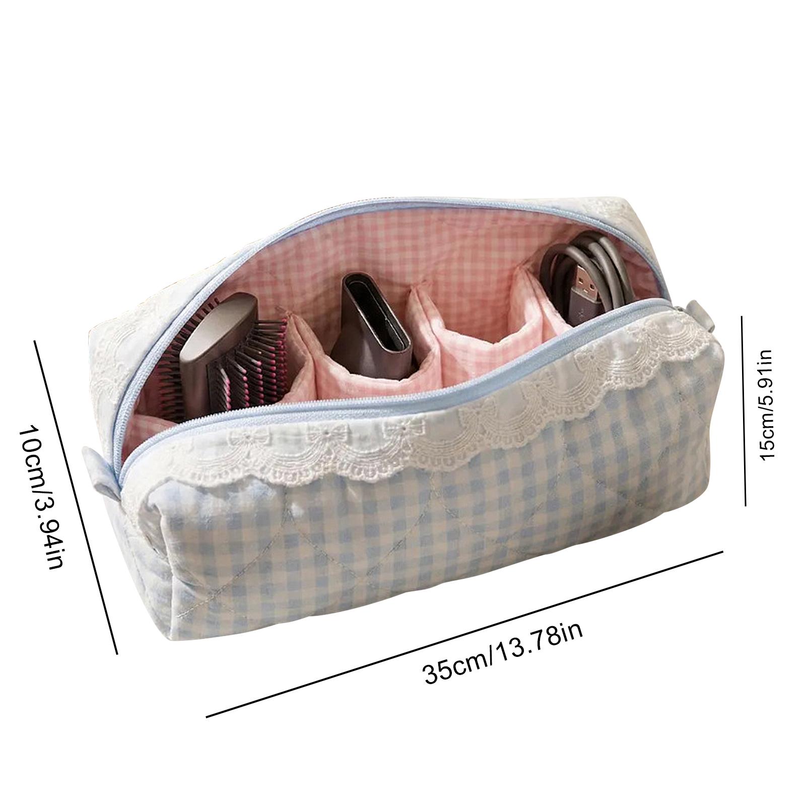 Travel Cosmetic Bag with Zipper & Multi-compartments Pen Pouches Cosmetic Makeup Organizer Large Capacity for Women Ladies Girls
Travel Cosmetic Bag with Zipper & Multi-compartments Pen Pouches Cosmetic Makeup Organizer Large Capacity for Women Ladies Girls