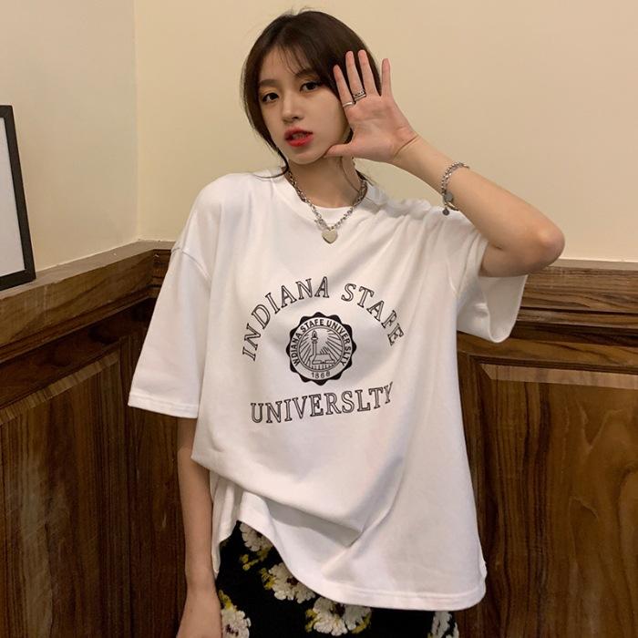 277 #200g pure cotton American retro T-shirt women s spring summer loose and versatile casual round neck top t-shirt trendy brand 3XL білий
277 #200g pure cotton American retro T-shirt women s spring summer loose and versatile casual round neck top t-shirt trendy brand 3XL білий